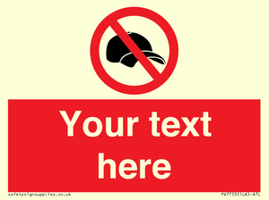 Custom prohibition no caps